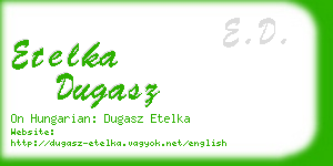 etelka dugasz business card